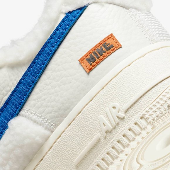 Nike Air Force 1 '07 Low Sherpa Fleece White DO6680-100 Womens sz 10 or … - Picture 2 of 11